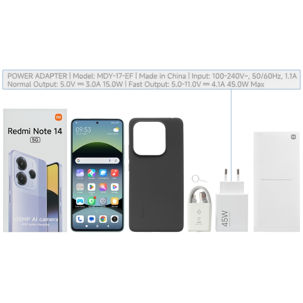 Redmi note 14 5G ram 8/256G